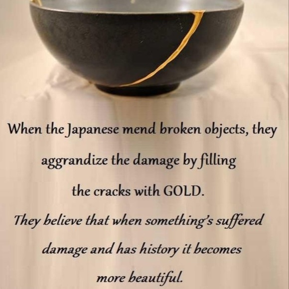 Kintsugi Gold Scars Opportunity Golden Healing - Picture 7 of 7